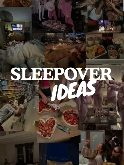 Cover of the original Sleepover ideas slideshow