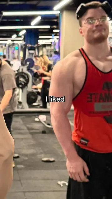 Original slide 2: a blurry zoomed-in photo of the guy, text I liked
