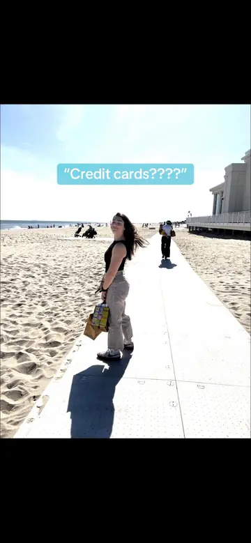 Original slide 4: same boardwalk, question credit cards