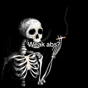 First slide: Weak abs?