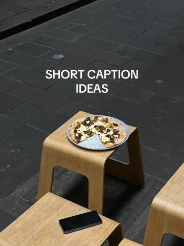 First slide: SHORT CAPTION IDEAS