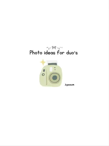 First slide: Photo ideas for duo's