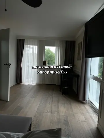 First slide: me as soon as I move out by myself >>