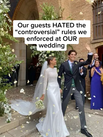 First slide: Our guests HATED the "controversial" rules we enforced at OUR wedding