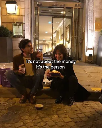 First slide: It's not about the money it's the person