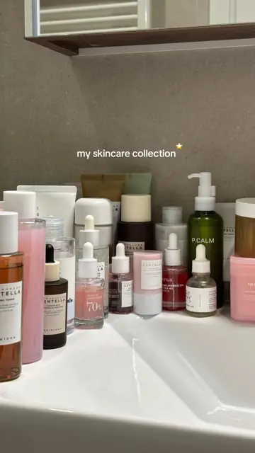 First slide: my skincare collection⭐
