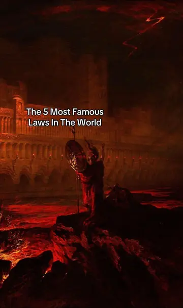 First slide: The 5 Most Famous Laws In The World