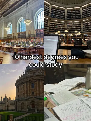 First slide: 10 hardest degrees you could study