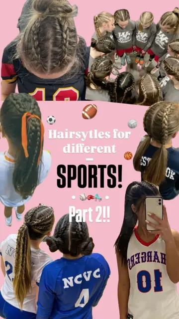First slide: Hairsytles for different SPORTS! Part 2!!