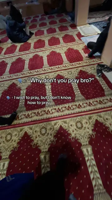 First slide: 🗣️: “Why don’t you pray bro?” / 🗣️- I wish to pray, but I don’t know how to pray