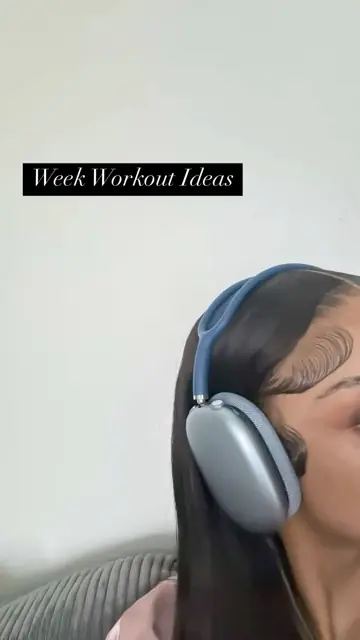 First slide: Week Workout Ideas