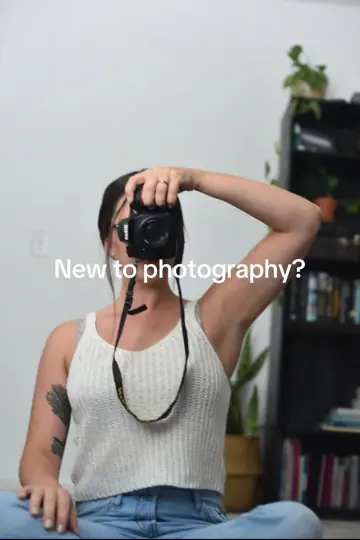 First slide: New to photography?