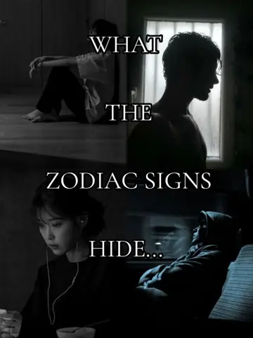 First slide: WHAT THE ZODIAC SIGNS HIDE...