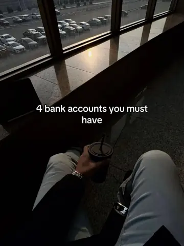 First slide: 4 bank accounts you must have