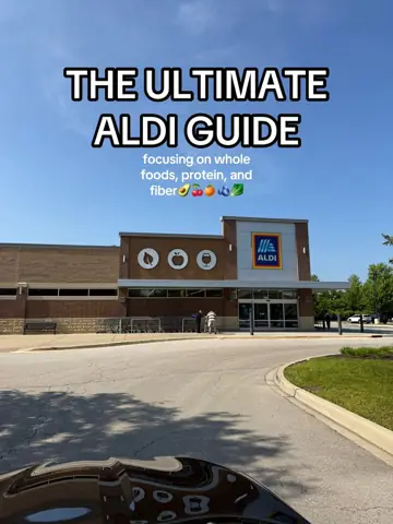 Supermarket exterior with a big white title: the ultimate grocery guide
