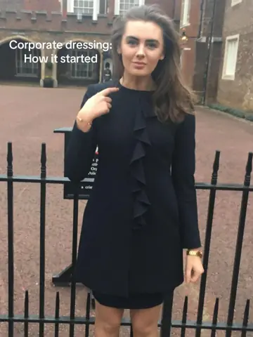 First slide: Corporate dressing: / How it started