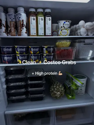 First slide: ✨Clean✨ Costco Grabs / + High protein 💪🏼