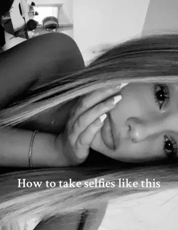 First slide: How to take selfies like this
