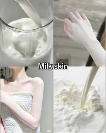 First slide: Milk skin