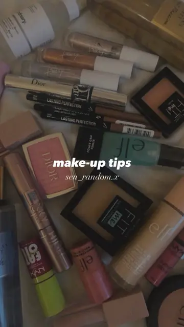 First slide: make-up tips / sen_random.x