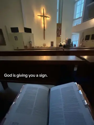 First slide: God is giving you a sign.