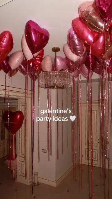 First slide: galentine's party ideas 🤍
