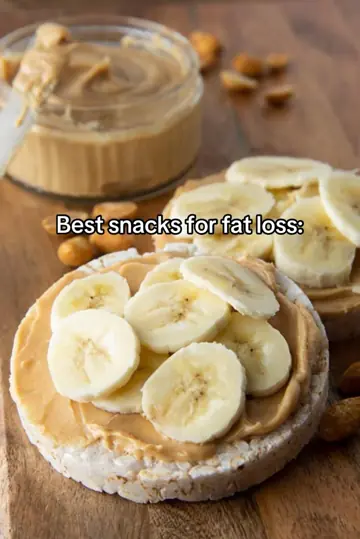 First slide: Best snacks for fat loss: