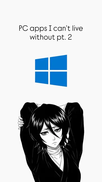 First slide: PC apps I can't live without pt. 2