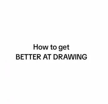 First slide: How to get / BETTER AT DRAWING